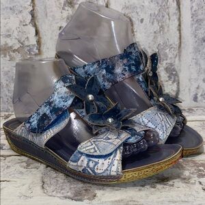 L'Artiste by Spring Step Leather Slide Sandals - Karina